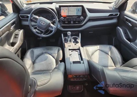 2021 Toyota Highlander Hybrid Platinum from USA, damaged, VIN 5TDEBRCH4MS026058